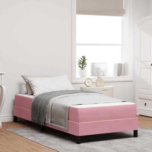 Qnhdfrt Boxspringbett mit Matratze 90 x 200 cm Modernes Design mit Samtbezug und Multizonenmatratze für optimalen Schlafkomfort Qnhdfrt Boxspringbett mit Matratze 90 x 200 cm Modernes Design mit Samtbezug und Multizonenmatratze für optimalen Schlafkomfort von Qnhdfrt