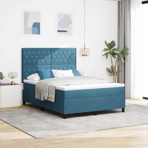 Qnhdfrt Boxspringbett mit Matratze Dunkelblau 160x200 cm Samtbezug Taschenfederkern für optimale Unterstützung und erholsamen Schlaf im Schlafzimmer Qnhdfrt Boxspringbett mit Matratze Dunkelblau 160x200 cm Samtbezug Taschenfederkern für optimale Unterstützung und erholsamen Schlaf im Schlafzimmer von Qnhdfrt