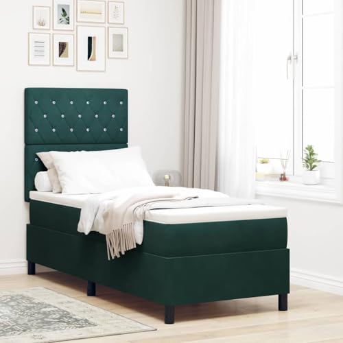 Qnhdfrt Boxspringbett mit Matratze Dunkelgrün 80x200 cm Samtbezug Taschenfederkern für optimalen Schlafkomfort und Elegantes Schlafzimmerdesign Qnhdfrt Boxspringbett mit Matratze Dunkelgrün 80x200 cm Samtbezug Taschenfederkern für optimalen Schlafkomfort und Elegantes Schlafzimmerdesign von Qnhdfrt