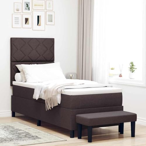 Qnhdfrt Boxspringbett mit Matratze und Topper Dunkelbraun 80x200 cm Modernes Design mit Stabilen Holzbeinen für Erholsamen Schlaf im Schlafzimmer Qnhdfrt Boxspringbett mit Matratze und Topper Dunkelbraun 80x200 cm Modernes Design mit Stabilen Holzbeinen für Erholsamen Schlaf im Schlafzimmer von Qnhdfrt