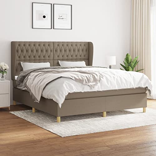 Qnhdfrt Boxspringbett mit Taschenfederkern Matratze 180x200 cm Taupe atmungsaktiv und langlebig höhenverstellbares Kopfteil für erholsamen Schlaf im Schlafzimmer Qnhdfrt Boxspringbett mit Taschenfederkern Matratze 180x200 cm Taupe atmungsaktiv und langlebig höhenverstellbares Kopfteil für erholsamen Schlaf im Schlafzimmer von Qnhdfrt