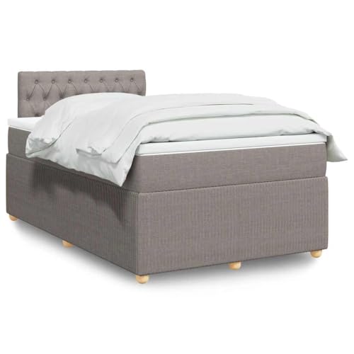 Qnhdfrt Boxspringbett mit Taschenfederkernmatratze und LED Beleuchtung 120x200 cm Taupe Stoff Bezug Atmungsaktiv und Langlebig für Schlafzimmer Gästebett und Jugendzimmer Qnhdfrt Boxspringbett mit Taschenfederkernmatratze und LED Beleuchtung 120x200 cm Taupe Stoff Bezug Atmungsaktiv und Langlebig für Schlafzimmer Gästebett und Jugendzimmer von Qnhdfrt