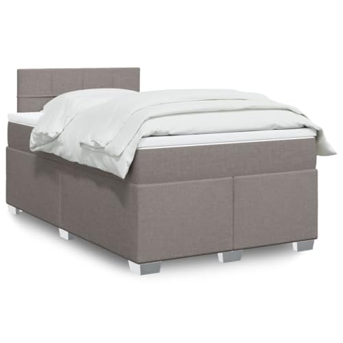 Qnhdfrt Boxspringbett mit Taschenfederkernmatratze und LED-Beleuchtung 120x200 cm Taupe Stoff Modernes Design für Schlafzimmer Gästebett und Heimbett Qnhdfrt Boxspringbett mit Taschenfederkernmatratze und LED-Beleuchtung 120x200 cm Taupe Stoff Modernes Design für Schlafzimmer Gästebett und Heimbett von Qnhdfrt