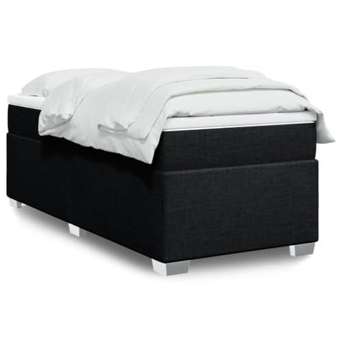 Qnhdfrt Boxspringbett mit Taschenfederkernmatratze und atmungsaktivem Polyesterbezug 90 x 200 cm Mittelhart für optimalen Schlafkomfort Qnhdfrt Boxspringbett mit Taschenfederkernmatratze und atmungsaktivem Polyesterbezug 90 x 200 cm Mittelhart für optimalen Schlafkomfort von Qnhdfrt