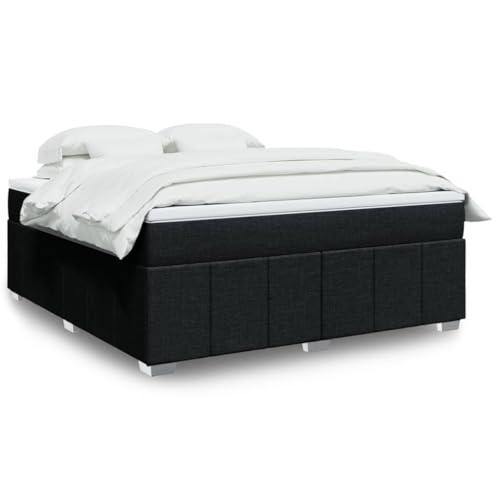 Qnhdfrt Boxspringbett mit Taschenfederkernmatratze und atmungsaktiver Polyesterbezug 180x200 cm Schwarz Weiß Mittelhart für erholsamen Schlaf Qnhdfrt Boxspringbett mit Taschenfederkernmatratze und atmungsaktiver Polyesterbezug 180x200 cm Schwarz Weiß Mittelhart für erholsamen Schlaf von Qnhdfrt