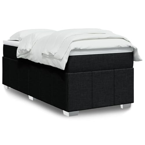 Qnhdfrt Boxspringbett mit Taschenfederkernmatratze und atmungsaktiver Polyesterbezug 90 x 200 cm Schwarz Mittelhart für erholsamen Schlaf im Schlafzimmer oder Gästezimmer Qnhdfrt Boxspringbett mit Taschenfederkernmatratze und atmungsaktiver Polyesterbezug 90 x 200 cm Schwarz Mittelhart für erholsamen Schlaf im Schlafzimmer oder Gästezimmer von Qnhdfrt