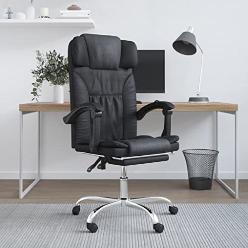 Qnhdfrt Bürostuhl mit Massagefunktion Schwarz Kunstleder Höhenverstellbarer Schreibtischstuhl mit Liegefunktion und 360° Drehung für Home Office und Büro Qnhdfrt Bürostuhl mit Massagefunktion Schwarz Kunstleder Höhenverstellbarer Schreibtischstuhl mit Liegefunktion und 360° Drehung für Home Office und Büro von Qnhdfrt