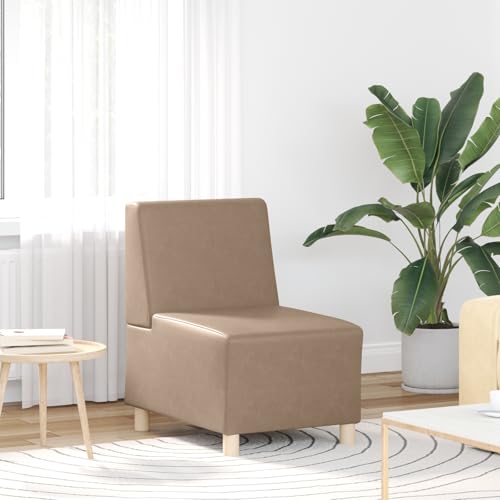 Qnhdfrt Cappuccino-Brauner Kunstleder Sessel ohne Armlehnen 55 cm Klein für Wohnzimmer Balkon Lounge Entspannung Kompakt und Stilvoll Qnhdfrt Cappuccino-Brauner Kunstleder Sessel ohne Armlehnen 55 cm Klein für Wohnzimmer Balkon Lounge Entspannung Kompakt und Stilvoll von Qnhdfrt
