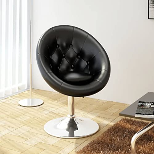 Qnhdfrt Chesterfield Barhocker Höhenverstellbar, Moderner Cocktailsessel aus Kunstleder mit Chrom-Stahlgestell, 59 x 58 x 78-94 cm, Bequem & Elegant für Küche Bar und Schminktisch von Qnhdfrt