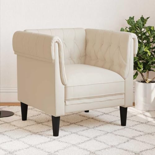 Qnhdfrt Chesterfield Sessel in Leinen Stoff – Bequemer Relaxsessel mit Atmungsaktivem Material für Wohnzimmer und Entspannung Qnhdfrt Chesterfield Sessel in Leinen Stoff – Bequemer Relaxsessel mit Atmungsaktivem Material für Wohnzimmer und Entspannung von Qnhdfrt