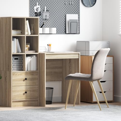 Qnhdfrt Computertisch Sonoma Eiche Synthetische Spanplatte Beige 60x50x76 cm Rechteckig Minimalistischer Schreibtisch für Büro Studierzimmer und kleine Räume mit robuster Bauweise Qnhdfrt Computertisch Sonoma Eiche Synthetische Spanplatte Beige 60x50x76 cm Rechteckig Minimalistischer Schreibtisch für Büro Studierzimmer und kleine Räume mit robuster Bauweise von Qnhdfrt