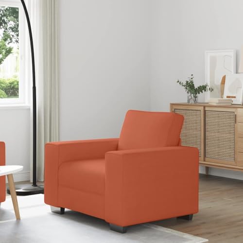 Qnhdfrt Cordstoff Relaxsessel Rot Orange 60 cm Sitzbreite Modernes Design für Wohnzimmer Balkon Leseecke mit Hohem Komfort Qnhdfrt Cordstoff Relaxsessel Rot Orange 60 cm Sitzbreite Modernes Design für Wohnzimmer Balkon Leseecke mit Hohem Komfort von Qnhdfrt
