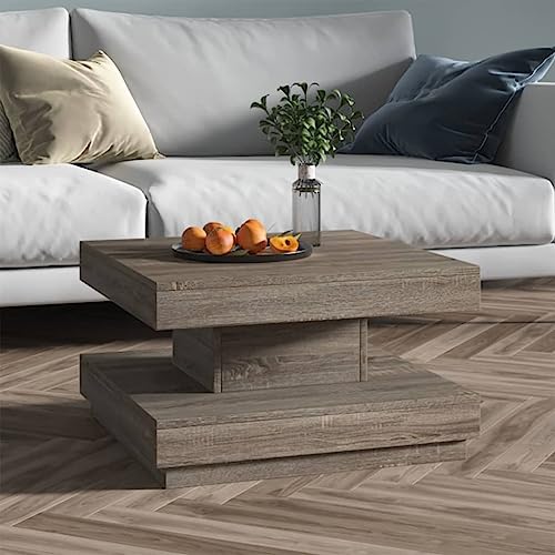 Qnhdfrt Couchtisch Beistelltisch Grau MDF 60x60x35 cm Modernes Design Robuster Wohnzimmertisch für Sofa Lounge Qnhdfrt Couchtisch Beistelltisch Grau MDF 60x60x35 cm Modernes Design Robuster Wohnzimmertisch für Sofa Lounge von Qnhdfrt