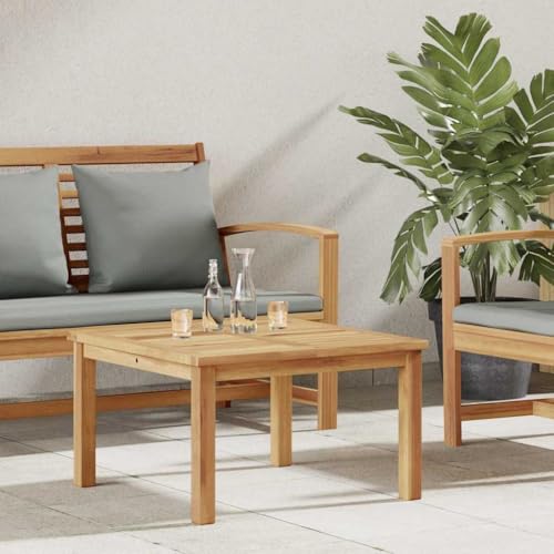 Qnhdfrt Couchtisch Braun 60x60x36 cm aus Teak-Massivholz Modernes Design Langlebiger Gartentisch platzsparender Loungetisch für Balkon Terrasse und Wohnzimmer Qnhdfrt Couchtisch Braun 60x60x36 cm aus Teak-Massivholz Modernes Design Langlebiger Gartentisch platzsparender Loungetisch für Balkon Terrasse und Wohnzimmer von Qnhdfrt