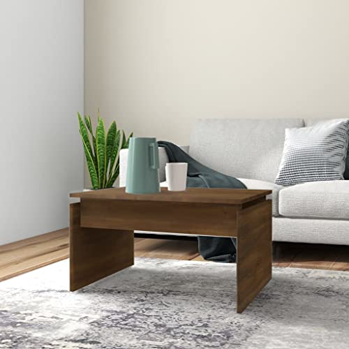 Qnhdfrt Couchtisch Braun Eichen-Optik aus Holzwerkstoff 68x50x38 cm Beistelltisch mit Stabiler Platte Zeitloses Möbel für Wohnzimmer Couch Qnhdfrt Couchtisch Braun Eichen-Optik aus Holzwerkstoff 68x50x38 cm Beistelltisch mit Stabiler Platte Zeitloses Möbel für Wohnzimmer Couch von Qnhdfrt