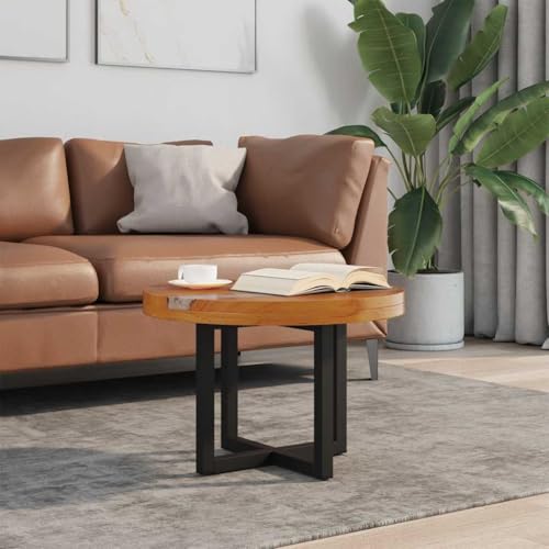 Qnhdfrt Couchtisch Rund 60 cm aus Massivem Teakholz und Mangoholz mit Transparentem Harz Rustikaler Handgefertigter Beistelltisch für Wohnzimmer und Schlafzimmer Qnhdfrt Couchtisch Rund 60 cm aus Massivem Teakholz und Mangoholz mit Transparentem Harz Rustikaler Handgefertigter Beistelltisch für Wohnzimmer und Schlafzimmer von Qnhdfrt