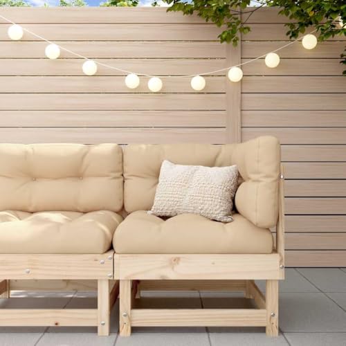 Qnhdfrt Ecksofa aus massivem Kiefernholz mit Kissen, Outdoor Sofa für Garten, Balkon oder Terrasse, Robustes Design mit hohem Sitzkomfort, modular erweiterbar Qnhdfrt Ecksofa aus massivem Kiefernholz mit Kissen, Outdoor Sofa für Garten, Balkon oder Terrasse, Robustes Design mit hohem Sitzkomfort, modular erweiterbar von Qnhdfrt