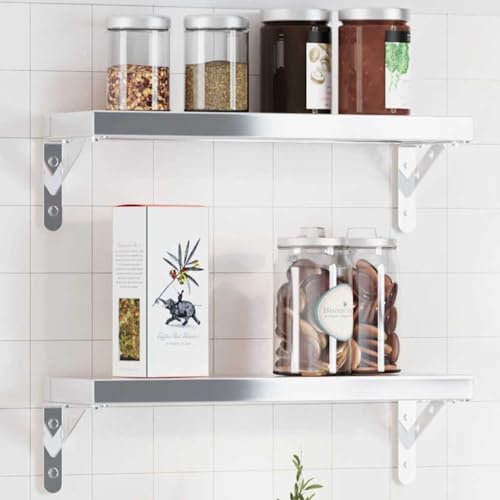 Qnhdfrt Edelstahl Regalträger 4 Stück Silber 15x2,5x11,5 cm Wandhalterung für Wandregal Bücherregal Küchenregal – Robust Korrosionsbeständig Platzsparend DIY Projekte Qnhdfrt Edelstahl Regalträger 4 Stück Silber 15x2,5x11,5 cm Wandhalterung für Wandregal Bücherregal Küchenregal – Robust Korrosionsbeständig Platzsparend DIY Projekte von Qnhdfrt