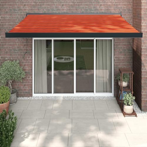 Qnhdfrt Einziehbare Gelenkarmmarkise 3x2,5m Orange Braun für Terrasse Balkon Garten mit UV-beständigem Stoff und Robustem Aluminiumrahmen Qnhdfrt Einziehbare Gelenkarmmarkise 3x2,5m Orange Braun für Terrasse Balkon Garten mit UV-beständigem Stoff und Robustem Aluminiumrahmen von Qnhdfrt