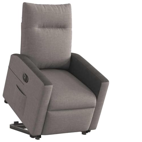 Qnhdfrt Elektrischer Relaxsessel mit Aufstehhilfe Taupe Schwarz 69 x 86 x 100 cm Stoff Langlebiger Fernsehsessel Modernes Design für Wohnzimmer Schlafzimmer Balkon Qnhdfrt Elektrischer Relaxsessel mit Aufstehhilfe Taupe Schwarz 69 x 86 x 100 cm Stoff Langlebiger Fernsehsessel Modernes Design für Wohnzimmer Schlafzimmer Balkon von Qnhdfrt