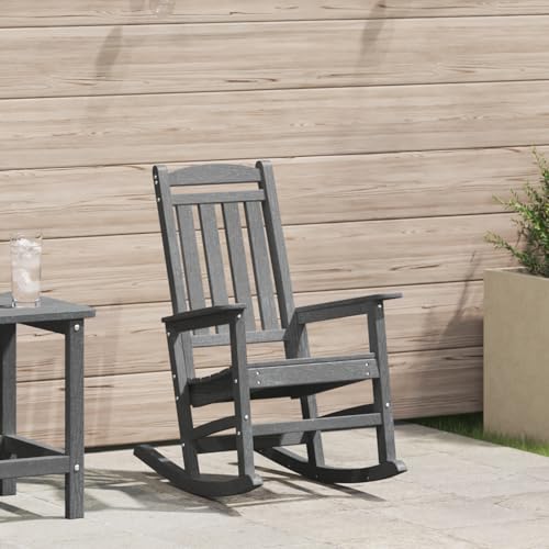 Qnhdfrt Ergonomischer Garten-Schaukelstuhl Hellgrau aus recyceltem HDPE für Balkon und Terrasse 70x92x107 cm Outdoor Sessel mit strukturierter Oberfläche Qnhdfrt Ergonomischer Garten-Schaukelstuhl Hellgrau aus recyceltem HDPE für Balkon und Terrasse 70x92x107 cm Outdoor Sessel mit strukturierter Oberfläche von Qnhdfrt