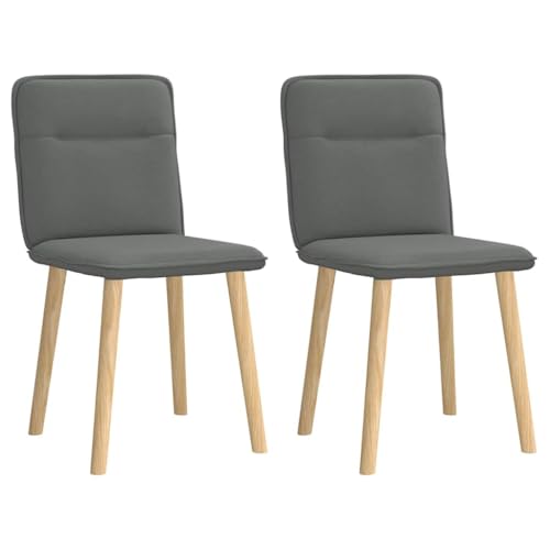 Qnhdfrt Esszimmerstühle 2 STK. Dunkelgrau Stoff – Moderne & Bequeme Esstischstühle aus Polyester mit Metall- und Holzgestell für Esszimmer, Küche und Wohnzimmer Qnhdfrt Esszimmerstühle 2 STK. Dunkelgrau Stoff – Moderne & Bequeme Esstischstühle aus Polyester mit Metall- und Holzgestell für Esszimmer, Küche und Wohnzimmer von Qnhdfrt