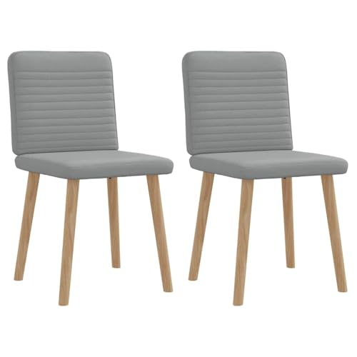 Qnhdfrt Esszimmerstühle 2 STK. Hellgrau Stoff - Bequeme Esstischstühle mit Polsterung, Robustes Metall-Gestell & Modernes Design für Esszimmer, Küche und Wohnzimmer Qnhdfrt Esszimmerstühle 2 STK. Hellgrau Stoff - Bequeme Esstischstühle mit Polsterung, Robustes Metall-Gestell & Modernes Design für Esszimmer, Küche und Wohnzimmer von Qnhdfrt