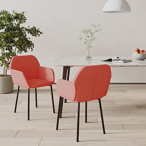 Qnhdfrt Esszimmerstühle 2 STK. Rosa Samt - Moderne & Bequeme Esstischstühle mit Metallrahmen für Küche & Wohnzimmer Qnhdfrt Esszimmerstühle 2 STK. Rosa Samt - Moderne & Bequeme Esstischstühle mit Metallrahmen für Küche & Wohnzimmer von Qnhdfrt