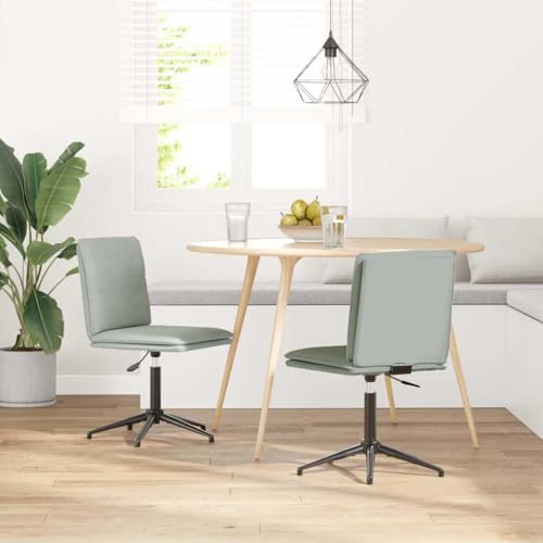 Qnhdfrt Esszimmerstühle 2 Stück Hellgrau Samt - Moderne Esstischstühle mit höhenverstellbarer Sitzfläche, robustem Metall-Gestell und weichem Samtbezug für Esszimmer, Wohnzimmer oder Gästezimmer Qnhdfrt Esszimmerstühle 2 Stück Hellgrau Samt - Moderne Esstischstühle mit höhenverstellbarer Sitzfläche, robustem Metall-Gestell und weichem Samtbezug für Esszimmer, Wohnzimmer oder Gästezimmer von Qnhdfrt