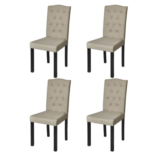 Qnhdfrt Esszimmerstühle 4 Stück Kamelbraun Stoff Chesterfield-Look Klassisches Design Höchster Sitzkomfort für Esszimmer und Küche Qnhdfrt Esszimmerstühle 4 Stück Kamelbraun Stoff Chesterfield-Look Klassisches Design Höchster Sitzkomfort für Esszimmer und Küche von Qnhdfrt