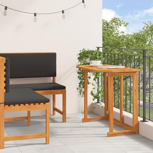 Qnhdfrt Faltbare Gartenbank und Tisch Set 2-TLG. aus Massivholz Akazie für Balkon Terrasse Garten Braun Rechteckig Geölt mit Rustikalem Design Outdoor-Möbel Qnhdfrt Faltbare Gartenbank und Tisch Set 2-TLG. aus Massivholz Akazie für Balkon Terrasse Garten Braun Rechteckig Geölt mit Rustikalem Design Outdoor-Möbel von Qnhdfrt