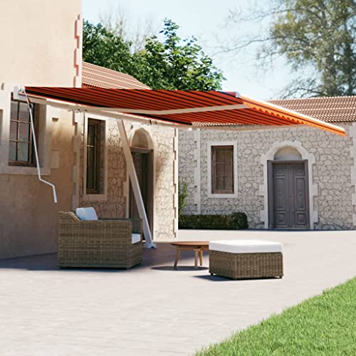 Qnhdfrt Freistehende Standmarkise Einziehbar 600x300 cm Orange Braun für Terrasse Garten und Balkon mit Kurbel und 360° Drehfunktion Qnhdfrt Freistehende Standmarkise Einziehbar 600x300 cm Orange Braun für Terrasse Garten und Balkon mit Kurbel und 360° Drehfunktion von Qnhdfrt