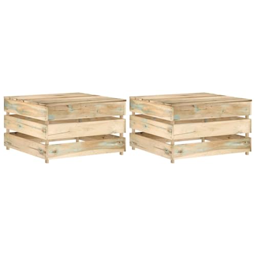 Qnhdfrt Garten-Palettentische aus imprägniertem Kiefernholz 60 x 62 x 37 cm 2er Set Langlebige Outdoor-Möbel für Garten Balkon und Terrasse mit Modularer Flexibilität Qnhdfrt Garten-Palettentische aus imprägniertem Kiefernholz 60 x 62 x 37 cm 2er Set Langlebige Outdoor-Möbel für Garten Balkon und Terrasse mit Modularer Flexibilität von Qnhdfrt