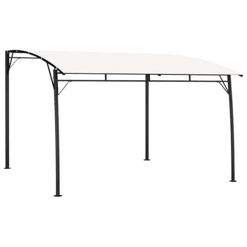 Qnhdfrt Garten Pergola 3x3x2,55 m Cremeweiß mit Sonnendach aus Polyester und pulverbeschichteter Stahlkonstruktion für Gartenparty und Outdoor Events Qnhdfrt Garten Pergola 3x3x2,55 m Cremeweiß mit Sonnendach aus Polyester und pulverbeschichteter Stahlkonstruktion für Gartenparty und Outdoor Events von Qnhdfrt