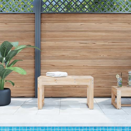 Qnhdfrt Gartenbank Massivholz Kiefer Outdoor 80x38x45 cm Sitzbank für Garten Terrasse Balkon Rustikales Design Qnhdfrt Gartenbank Massivholz Kiefer Outdoor 80x38x45 cm Sitzbank für Garten Terrasse Balkon Rustikales Design von Qnhdfrt