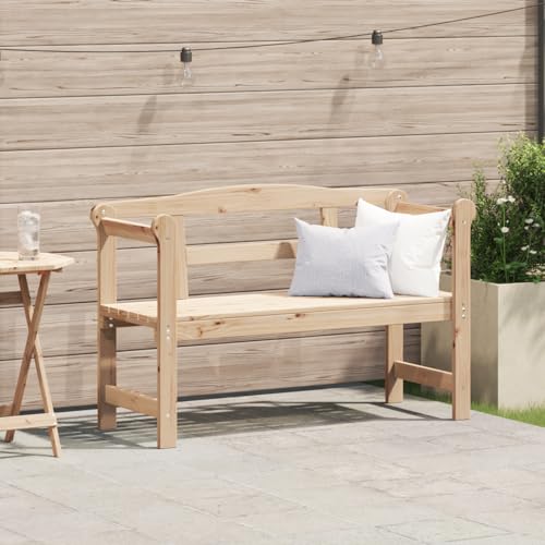 Qnhdfrt Gartenbank Outdoor Massivholz Kiefer Beige Rechteckig 118x77.5x45 cm Sitzbank Für Garten Terrasse Balkon Rustikal Robust Mit Platz Für 3 Personen Qnhdfrt Gartenbank Outdoor Massivholz Kiefer Beige Rechteckig 118x77.5x45 cm Sitzbank Für Garten Terrasse Balkon Rustikal Robust Mit Platz Für 3 Personen von Qnhdfrt