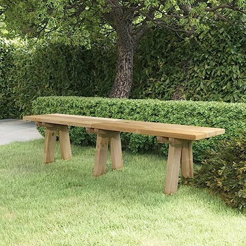 Qnhdfrt Gartenbank Outdoor Massivholz Kiefer Imprägniert 160 cm Langlebige Holzbank für Garten Balkon Terrasse Qnhdfrt Gartenbank Outdoor Massivholz Kiefer Imprägniert 160 cm Langlebige Holzbank für Garten Balkon Terrasse von Qnhdfrt
