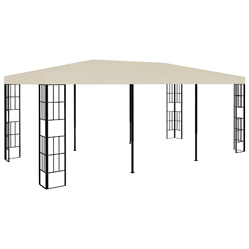 Qnhdfrt Gartenpavillon 6x3 m Cremefarben mit Stahlrahmen Großer Partyzelt für Garten Camping und Events Stabiler Shelter mit Klettverschlüssen Qnhdfrt Gartenpavillon 6x3 m Cremefarben mit Stahlrahmen Großer Partyzelt für Garten Camping und Events Stabiler Shelter mit Klettverschlüssen von Qnhdfrt