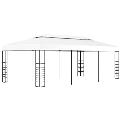 Qnhdfrt Gartenpavillon 6x3 m Weiß Robuste Ganzstahlkonstruktion mit UV-beständigem Polyesterdach für Gartenpartys Hochzeiten und Camping Qnhdfrt Gartenpavillon 6x3 m Weiß Robuste Ganzstahlkonstruktion mit UV-beständigem Polyesterdach für Gartenpartys Hochzeiten und Camping von Qnhdfrt