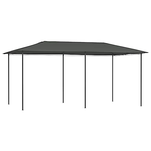 Qnhdfrt Gartenpavillon Anthrazit 2,98 x 5,3 m Stahlkonstruktion mit 160 g/m² Dach Gewebedichte Robuster Schutz für Outdoor-Partys Grillabende und Camping Qnhdfrt Gartenpavillon Anthrazit 2,98 x 5,3 m Stahlkonstruktion mit 160 g/m² Dach Gewebedichte Robuster Schutz für Outdoor-Partys Grillabende und Camping von Qnhdfrt