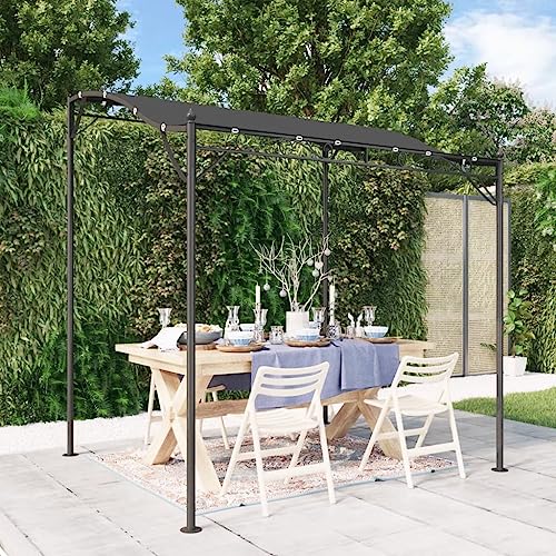 Qnhdfrt Gartenpavillon Anthrazit 2x2,3 m mit wasserfestem Polyester und Stahlrahmen für Garten Camping und Outdoor Events Qnhdfrt Gartenpavillon Anthrazit 2x2,3 m mit wasserfestem Polyester und Stahlrahmen für Garten Camping und Outdoor Events von Qnhdfrt