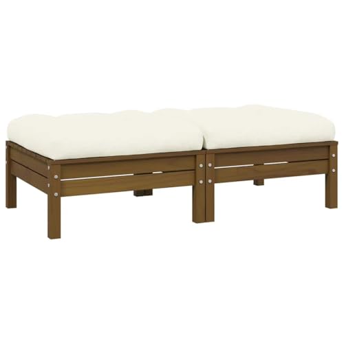 Qnhdfrt Gartensofa 2 Sitzer aus massivem Kiefernholz mit cremefarbenen Kissen Modulares Design für individuelle Gestaltung Robust & Wetterbeständig Perfekt für Garten Balkon und Terrasse Qnhdfrt Gartensofa 2 Sitzer aus massivem Kiefernholz mit cremefarbenen Kissen Modulares Design für individuelle Gestaltung Robust & Wetterbeständig Perfekt für Garten Balkon und Terrasse von Qnhdfrt