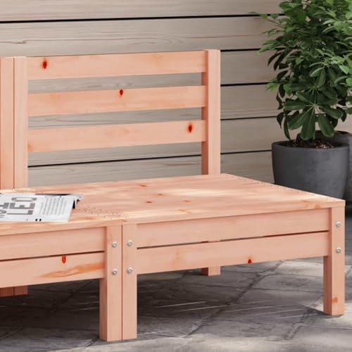 Qnhdfrt Gartensofa aus massivem Douglasienholz Outdoor Sofa Lounge Set mit Rückenlehne Modulares Design für Terrasse Garten und Balkon von Qnhdfrt