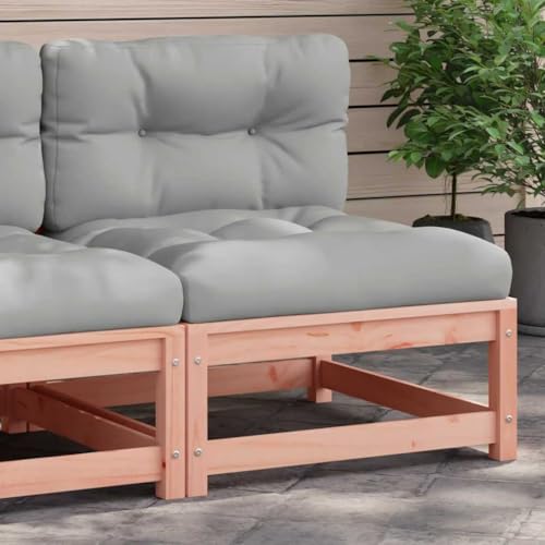 Qnhdfrt Gartensofa aus massivem Douglasienholz mit grauen Kissen, Outdoor Sofa Lounge Set für Garten, Terrasse oder Balkon, modulares Design für Flexible Gestaltung Qnhdfrt Gartensofa aus massivem Douglasienholz mit grauen Kissen, Outdoor Sofa Lounge Set für Garten, Terrasse oder Balkon, modulares Design für Flexible Gestaltung von Qnhdfrt