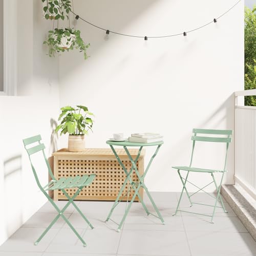Qnhdfrt Gartenstühle Klappbar Minzgrün Stahl 2er Set Faltbare Outdoor-Stühle für Garten Balkon Camping mit Robustem Design und Wetterfester Pulverbeschichtung Qnhdfrt Gartenstühle Klappbar Minzgrün Stahl 2er Set Faltbare Outdoor-Stühle für Garten Balkon Camping mit Robustem Design und Wetterfester Pulverbeschichtung von Qnhdfrt
