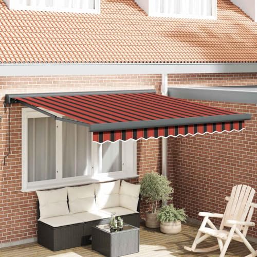 Qnhdfrt Gelenkarmmarkise 350x250 cm Orange Braun UV-beständiges Polyester Mit Manueller Aus- & Einzugfunktion Robustes Sonnenschutz für Terrasse Balkon Garten Modernes Outdoor-Awning für Sonne & Regen Qnhdfrt Gelenkarmmarkise 350x250 cm Orange Braun UV-beständiges Polyester Mit Manueller Aus- & Einzugfunktion Robustes Sonnenschutz für Terrasse Balkon Garten Modernes Outdoor-Awning für Sonne & Regen von Qnhdfrt