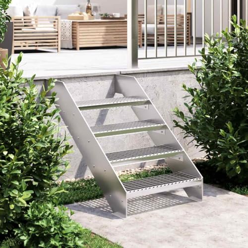 Qnhdfrt Gitterroststufe 60x24x7 cm Verzinkter Stahl mit Anti-Rutsch Design Robust & Wetterfest für Treppen innen und außen Qnhdfrt Gitterroststufe 60x24x7 cm Verzinkter Stahl mit Anti-Rutsch Design Robust & Wetterfest für Treppen innen und außen von Qnhdfrt