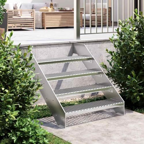 Qnhdfrt Gitterroststufe 80x24x7 cm Verzinkter Stahl mit Anti-Rutsch-Oberfläche für sichere Treppen in Schulen Fabriken und Wohnbereichen Qnhdfrt Gitterroststufe 80x24x7 cm Verzinkter Stahl mit Anti-Rutsch-Oberfläche für sichere Treppen in Schulen Fabriken und Wohnbereichen von Qnhdfrt