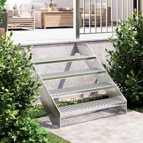 Qnhdfrt Gitterroststufe aus verzinktem Stahl 90 x 24 x 7 cm mit Anti-Rutsch-Oberfläche für sichere Treppen in Schulen Fabriken und Wohnbereichen Qnhdfrt Gitterroststufe aus verzinktem Stahl 90 x 24 x 7 cm mit Anti-Rutsch-Oberfläche für sichere Treppen in Schulen Fabriken und Wohnbereichen von Qnhdfrt