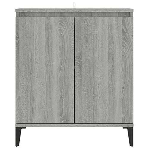 Qnhdfrt Grau Sonoma Sideboard 60x35x70 cm aus Holzwerkstoff Minimalistischer Schrank mit Großem Stauraum Multifunktional für Wohnzimmer Küche Flur Büro Qnhdfrt Grau Sonoma Sideboard 60x35x70 cm aus Holzwerkstoff Minimalistischer Schrank mit Großem Stauraum Multifunktional für Wohnzimmer Küche Flur Büro von Qnhdfrt